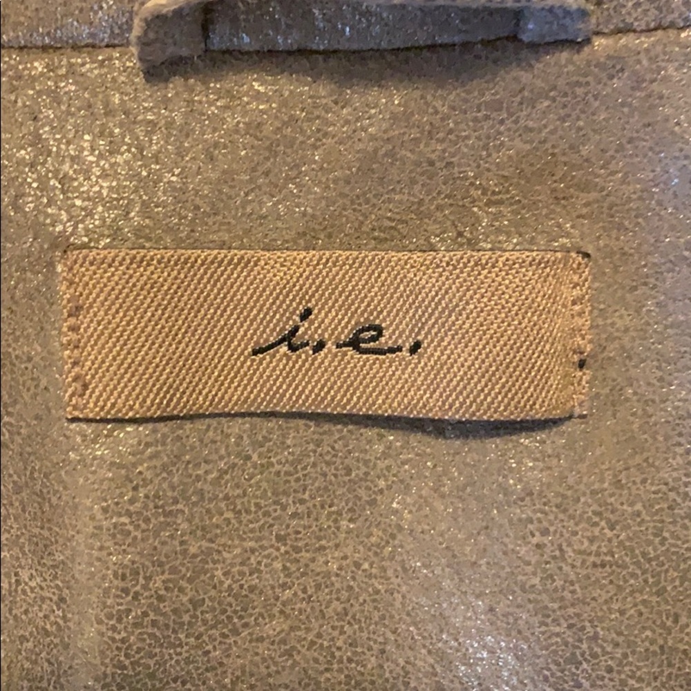 Metallic leather jacket - Picture 3 of 3